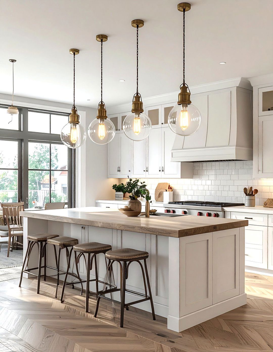 Vintage Pendant Lights - 30 vintage kitchen ideas