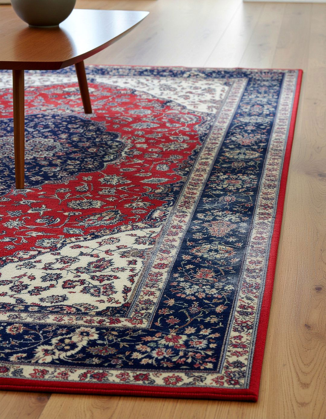 Vintage Persian Rug - 30 old house living room ideas