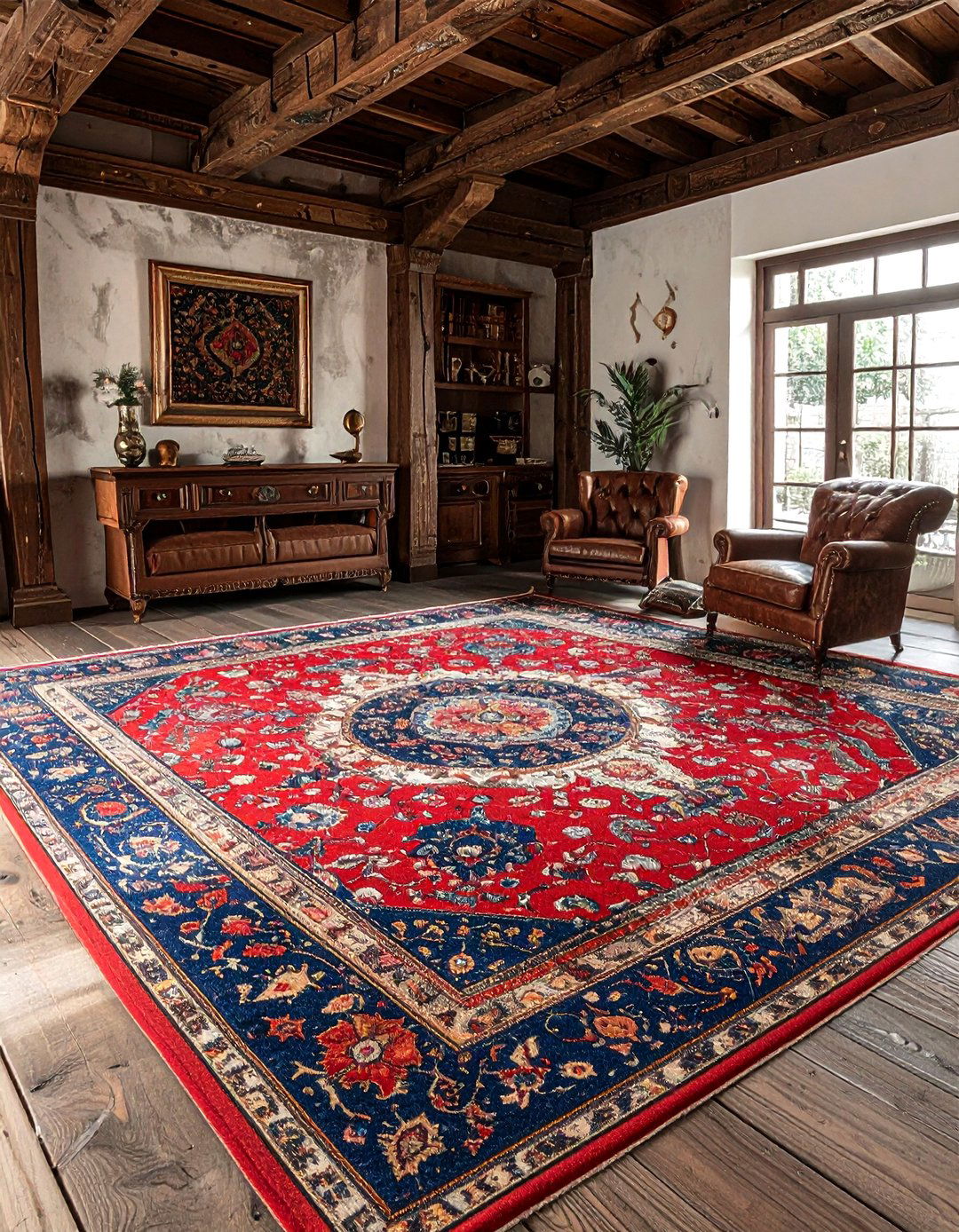 Vintage Persian rug - 30 patterned rug ideas