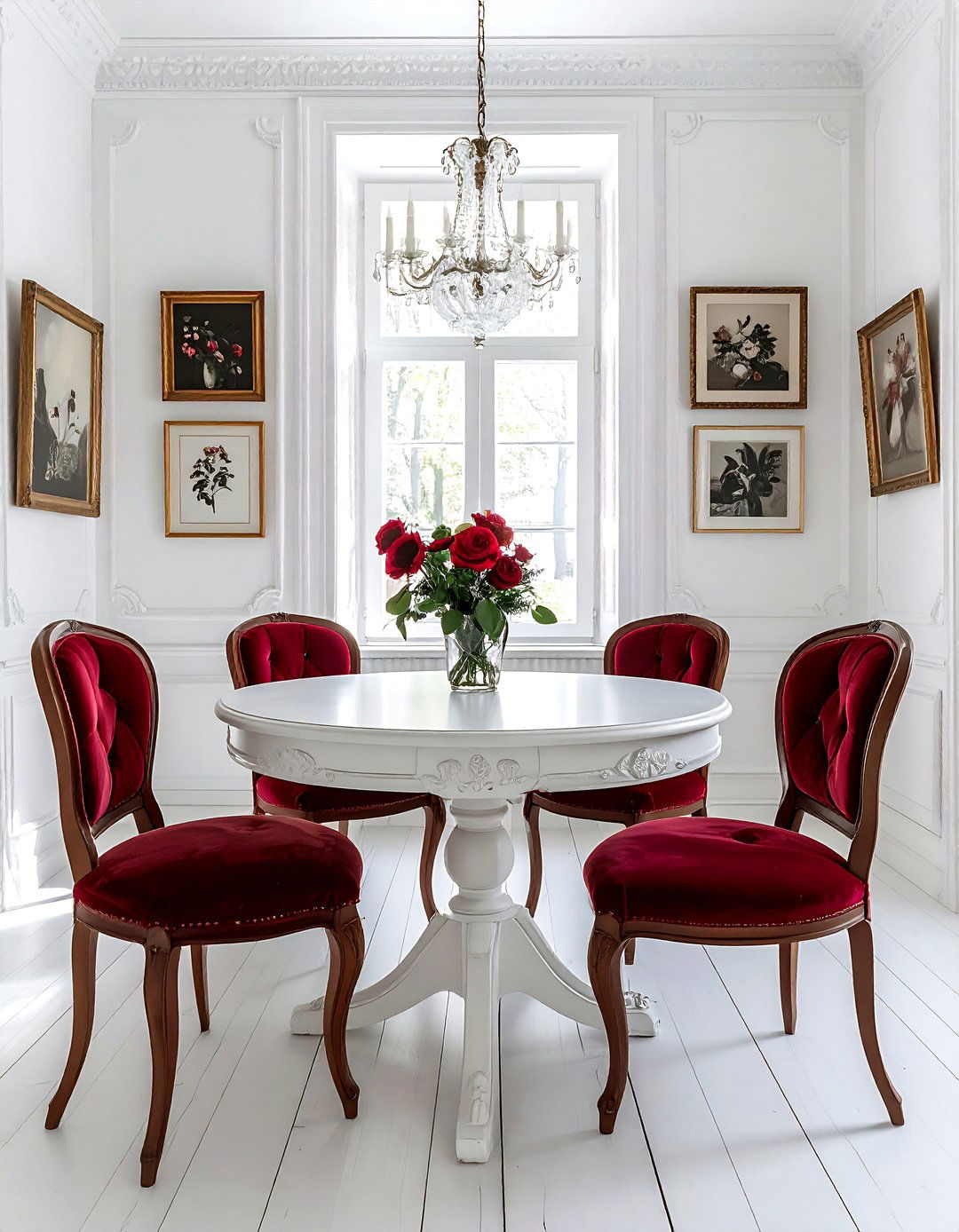 Vintage Red White Dining Room Aesthetic - 30 red and white dining room ideas