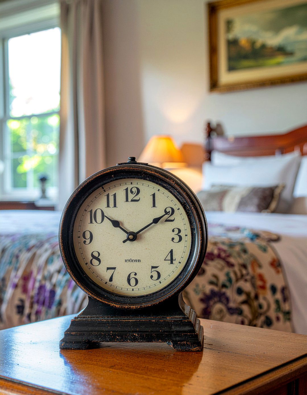 Vintage Round Wall Clock - 30 bedroom wall clocks