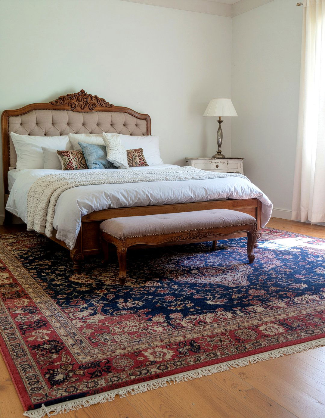 Vintage Rug Bedroom - 30 historic home bedroom ideas