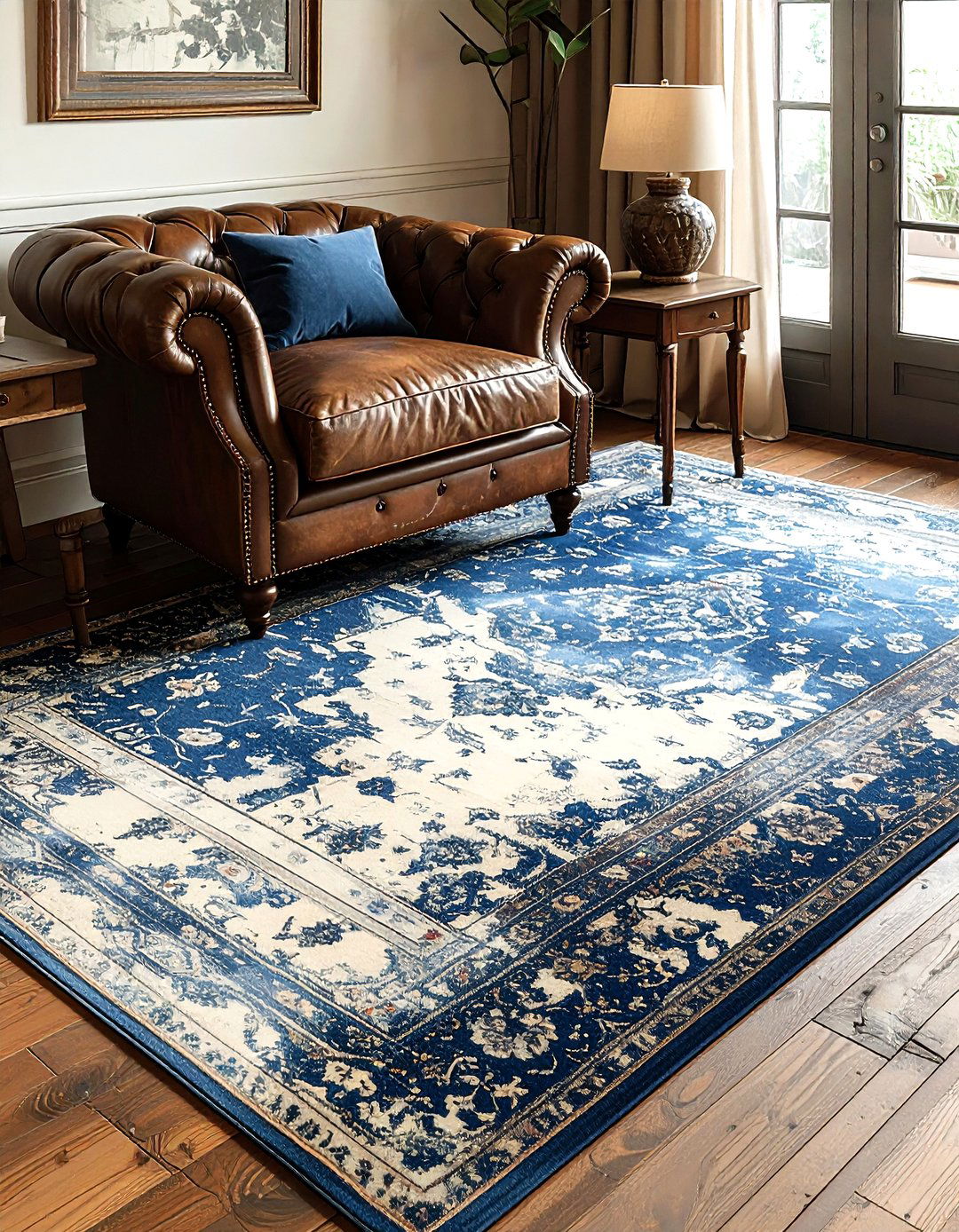 Vintage Rug Living Room - 30 inexpensive decor ideas