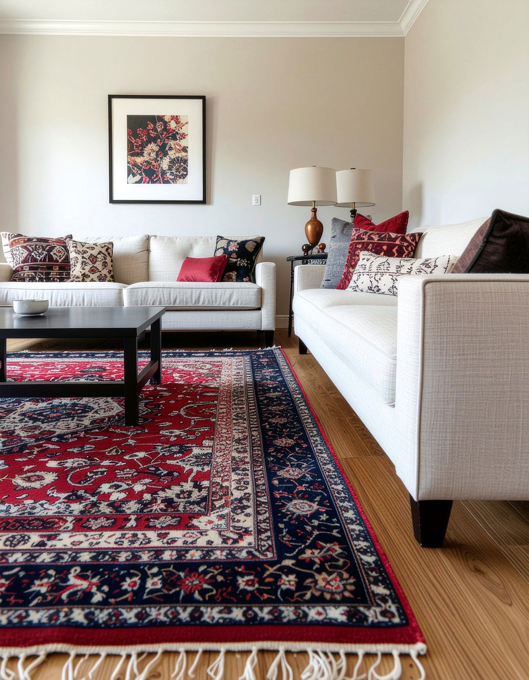 Vintage Rug Living Room - 30 antique living room ideas