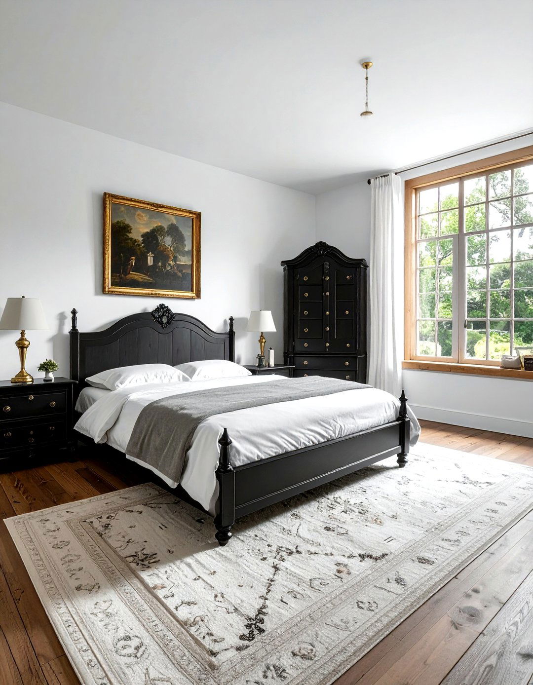 Vintage Rustic Black Bedroom - 30 rustic black bedroom ideas