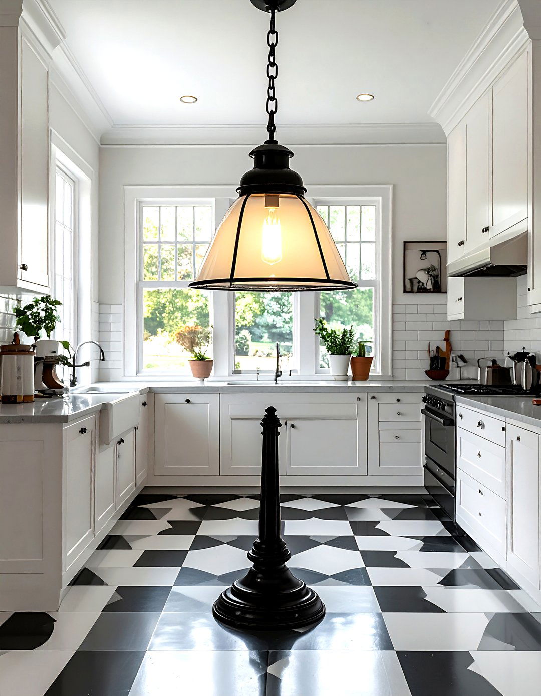 Vintage Schoolhouse Light - 30 dining room pendant lighting ideas