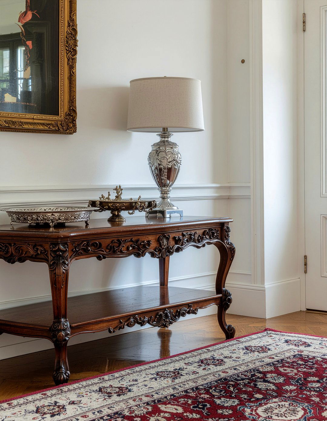 Vintage Sideboard Buffet - 30 old world dining room ideas