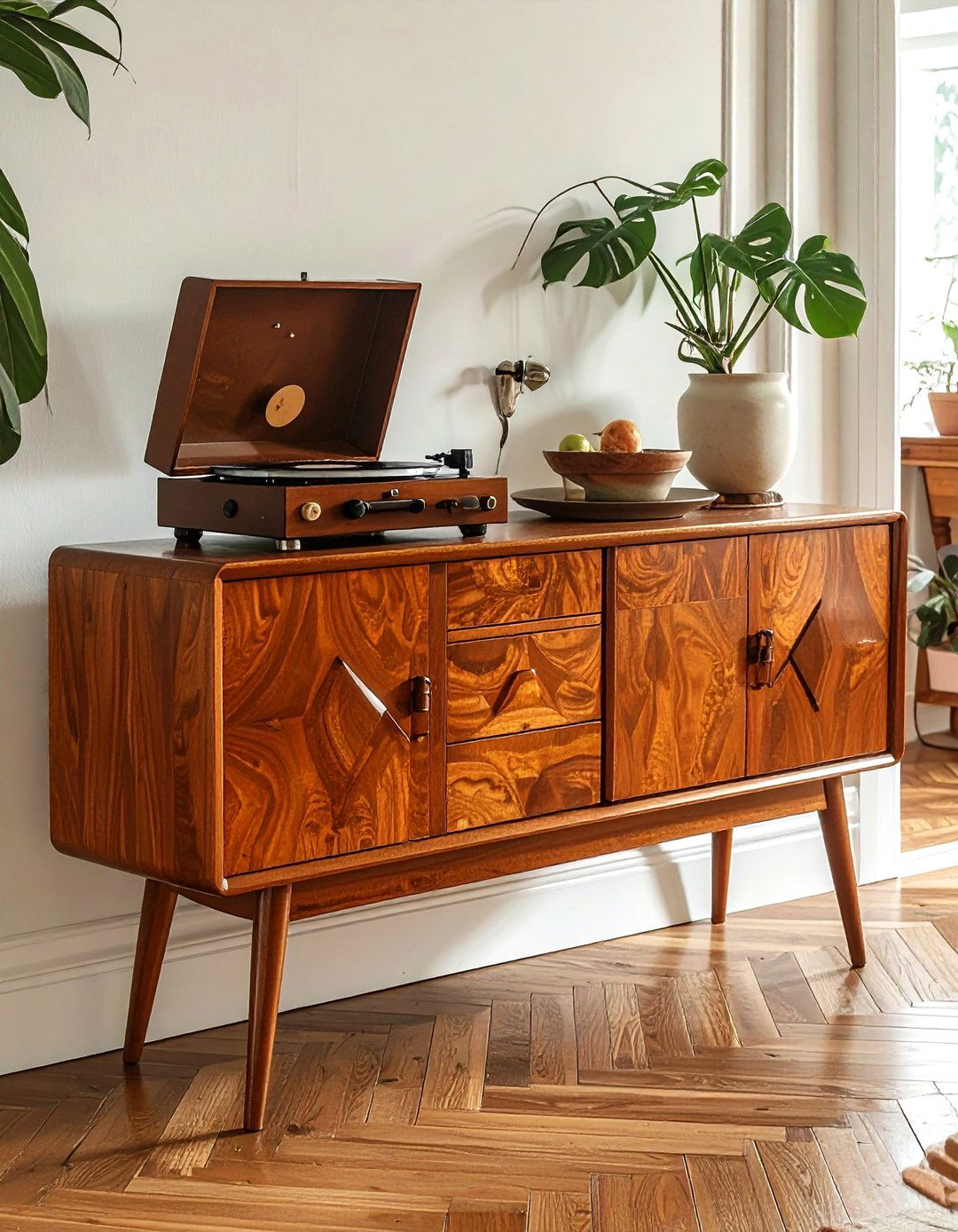 Vintage Sideboard - 30 dining room creative storage ideas