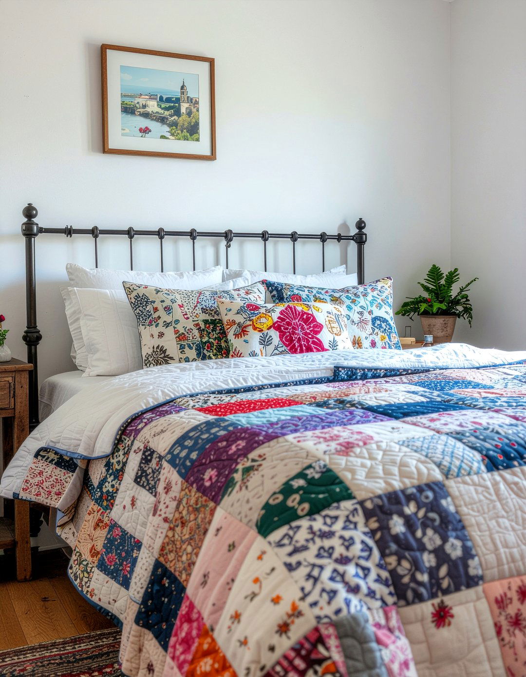 Vintage Spindle Headboard - 30 bedroom metal headboards