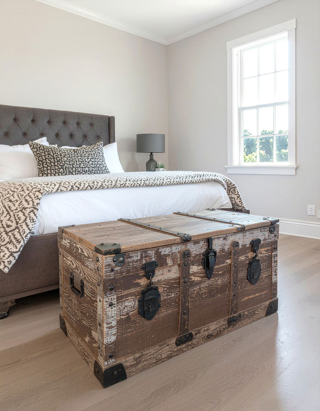 Vintage Storage Trunk - 30 bedroom storage chests