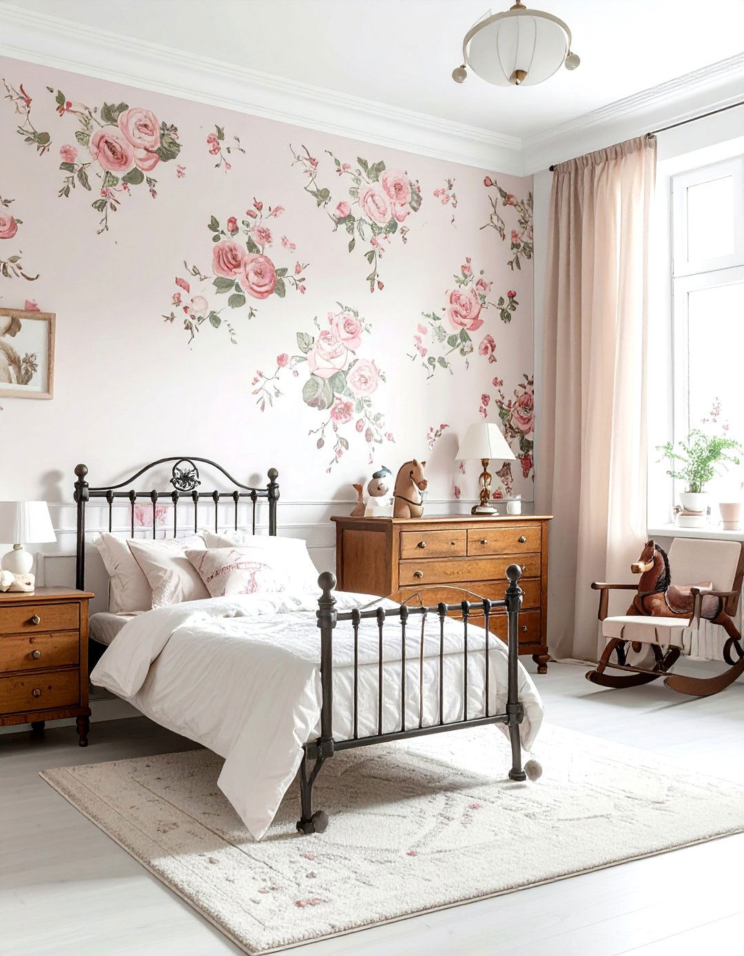 Vintage Style Kids Room - 30 toddler bedroom ideas