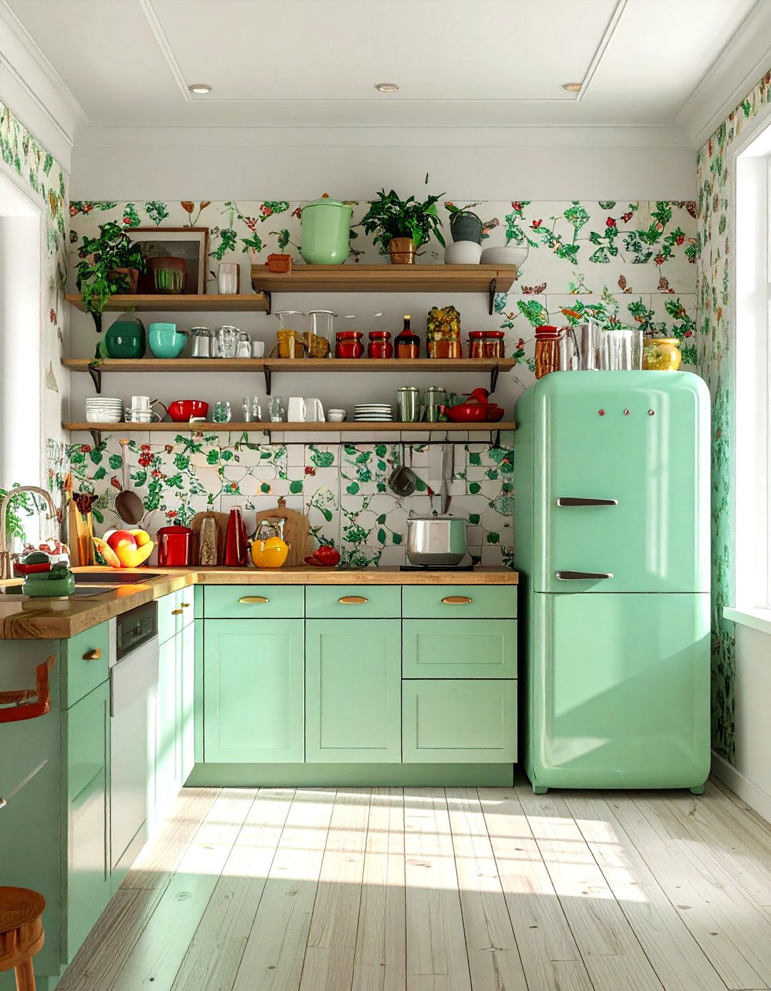 Vintage Style Kitchen - 30 cozy kitchen ideas