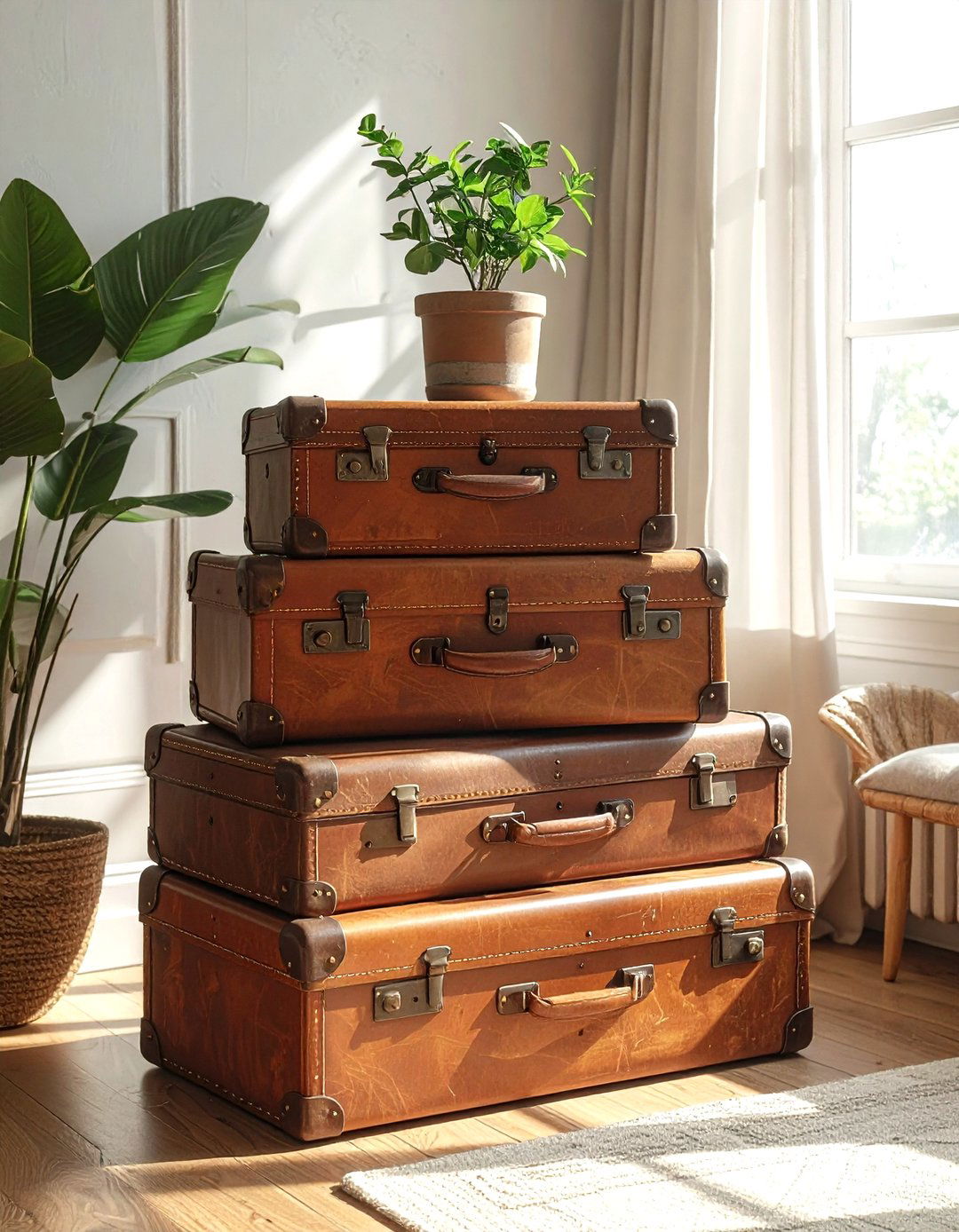 Vintage Suitcase Decor - 30 souvenir display ideas