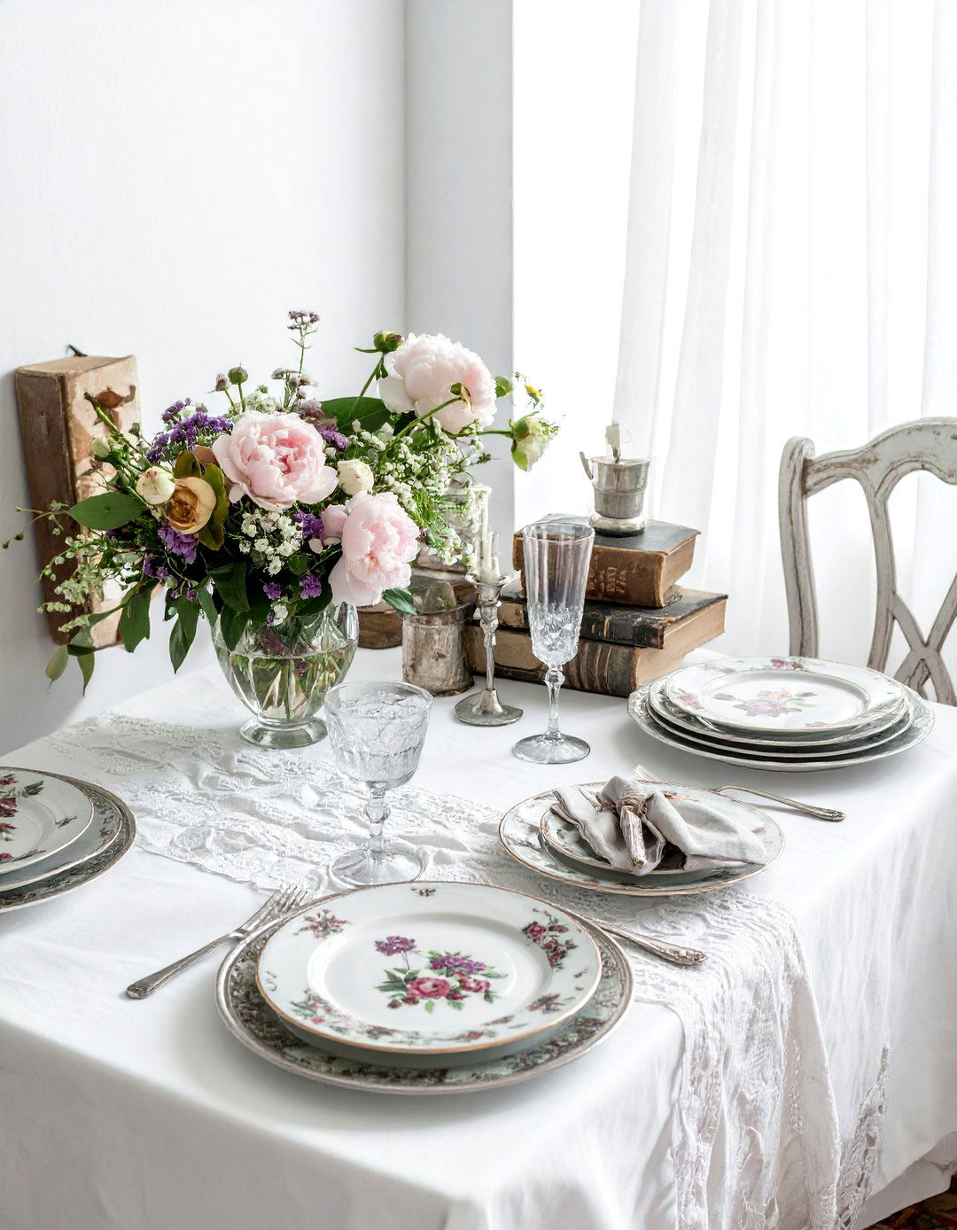 Vintage Table Setting - 30 casual table setting dining ideas