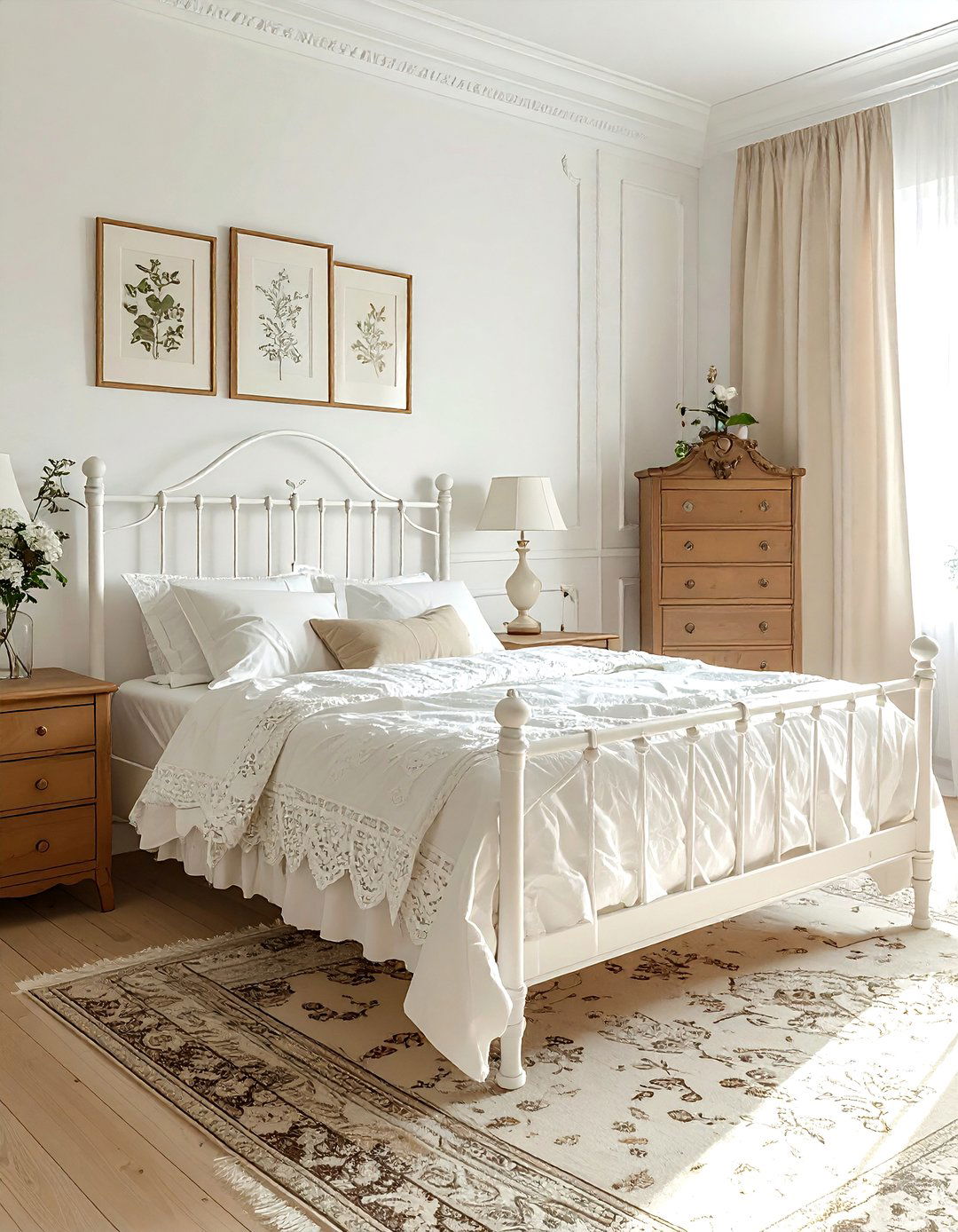 Vintage Tan And White Bedroom - 30 tan and white bedroom ideas
