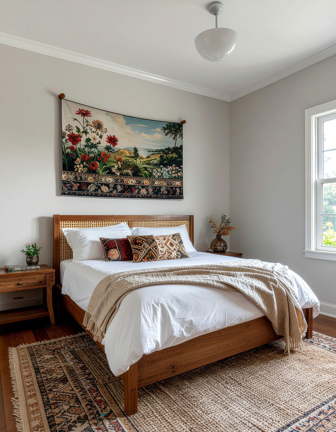 Vintage Tapestry - 30 Tuscan bedroom ideas