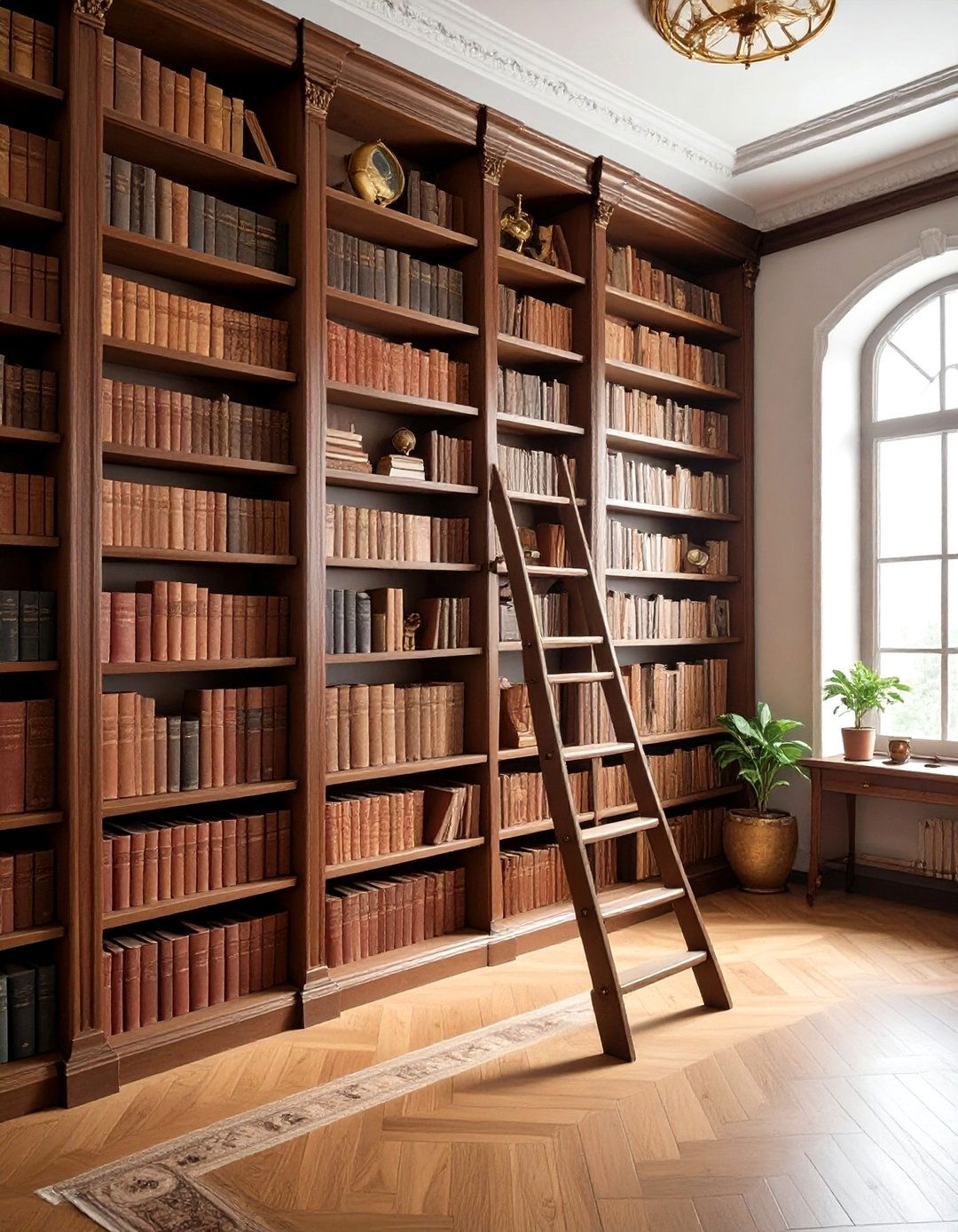 Vintage Travel Book Library - 30 world traveler decor ideas