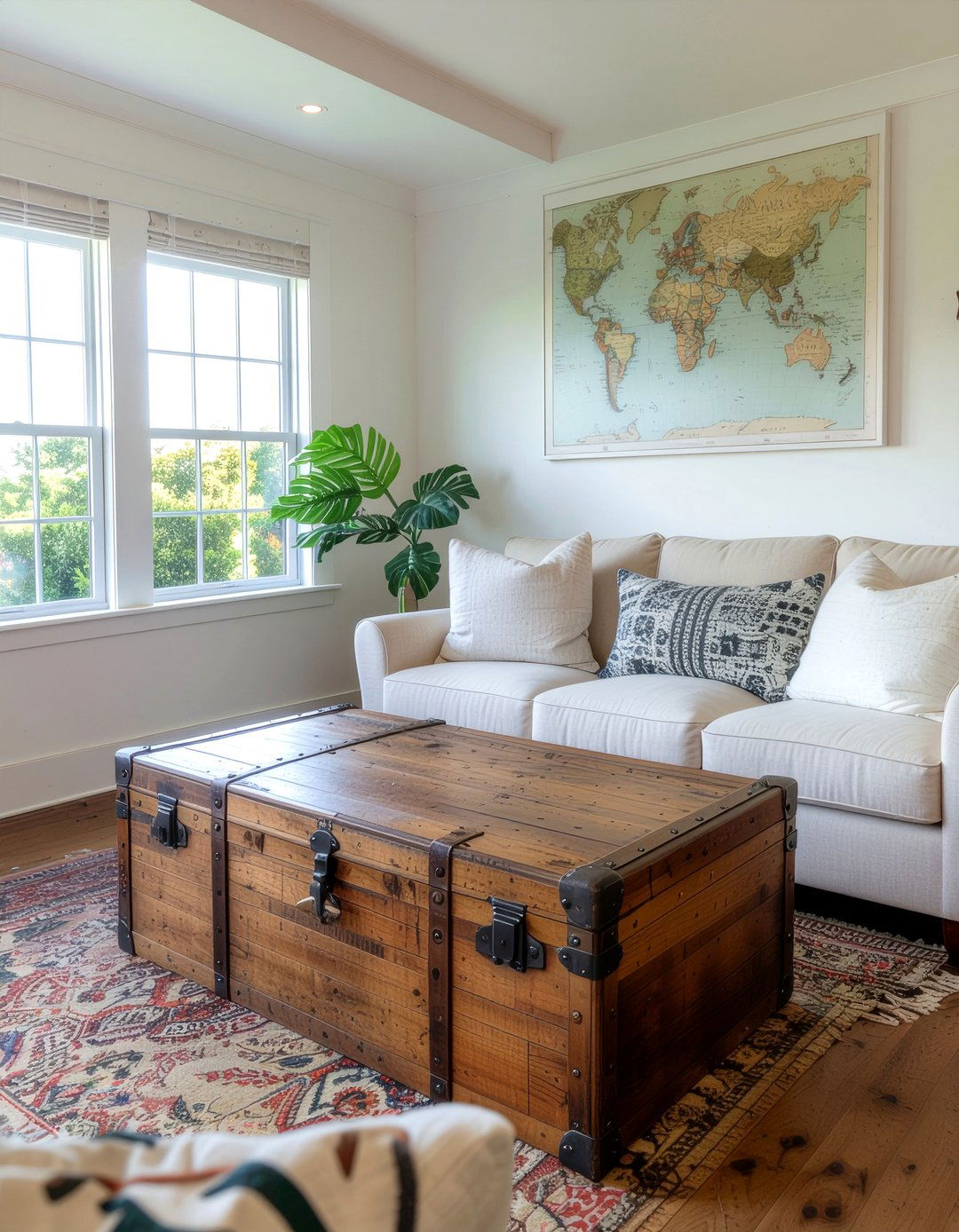 Vintage Trunk Living Room - 30 living room vintage furniture ideas