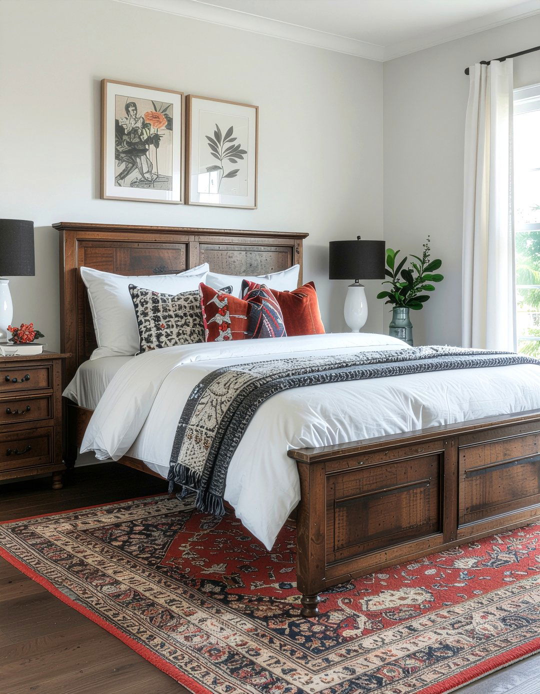 Vintage Wood Bed Frame - 30 bedroom reclaimed wood furniture ideas