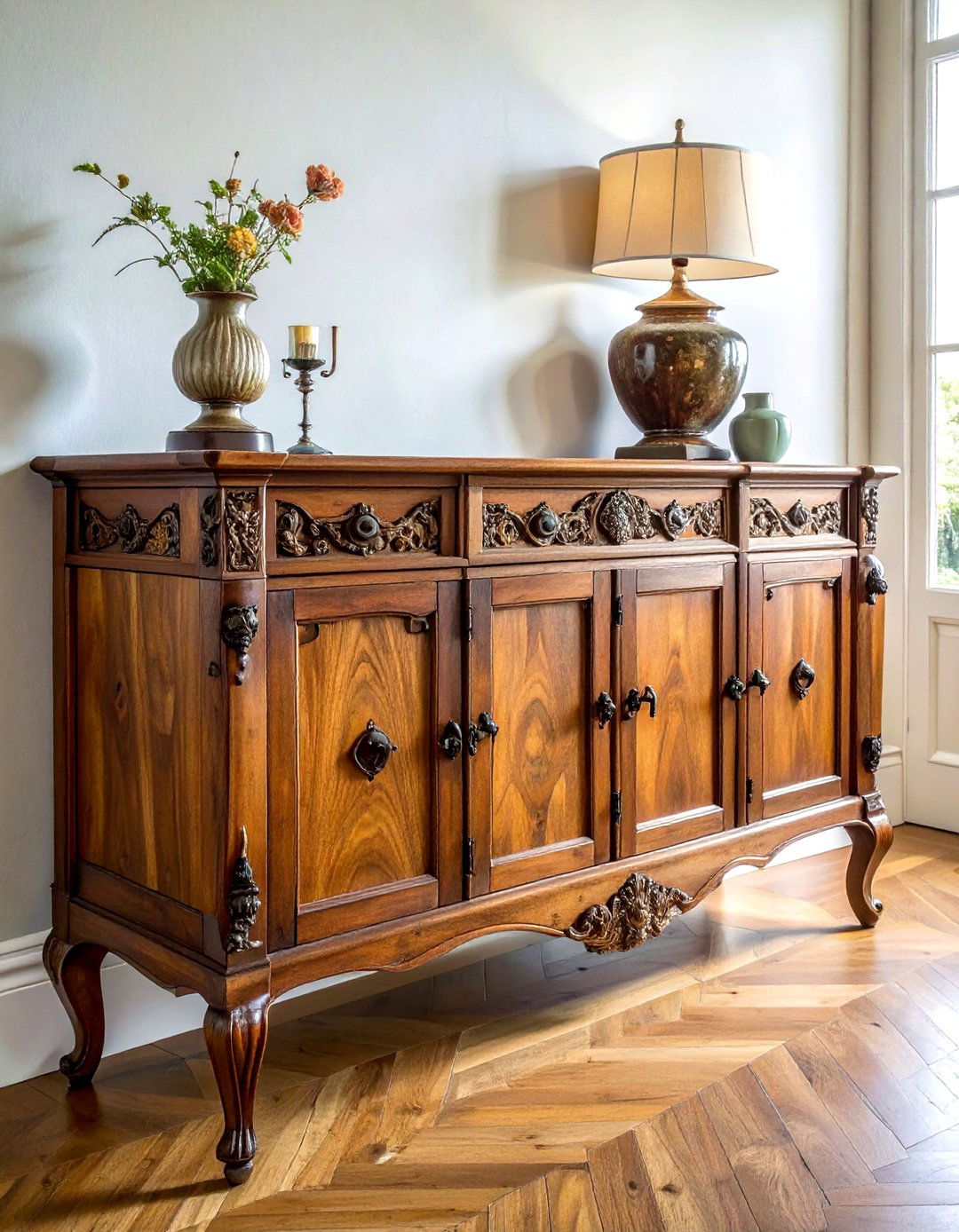 Vintage Wood Dining Room Buffet - 30 wood buffet dining room ideas