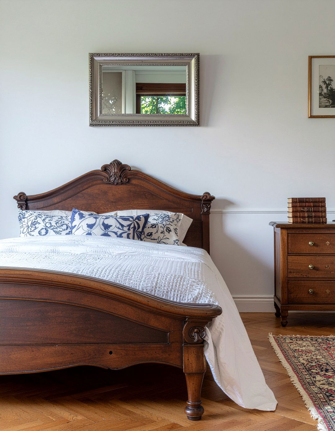 Vintage Wood Headboard - 30 bedroom bookcase headboards