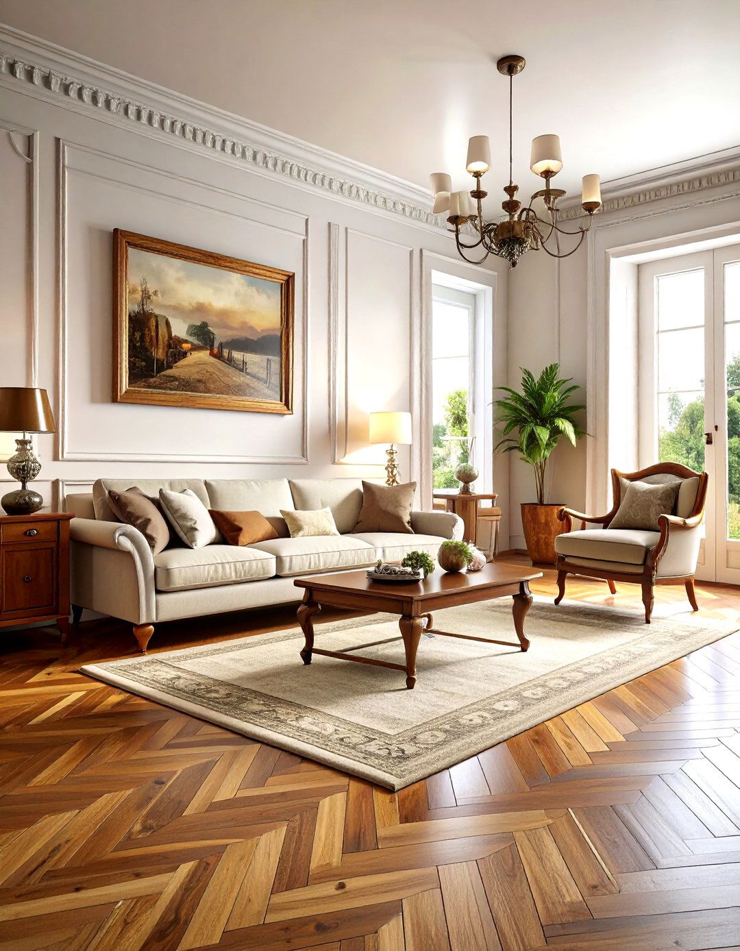 Vintage Wood Laminate Flooring - 30 living room laminate flooring ideas