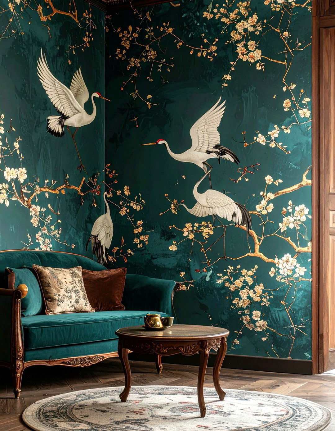 Vintage bird wallpaper - 30 removable wallpaper ideas