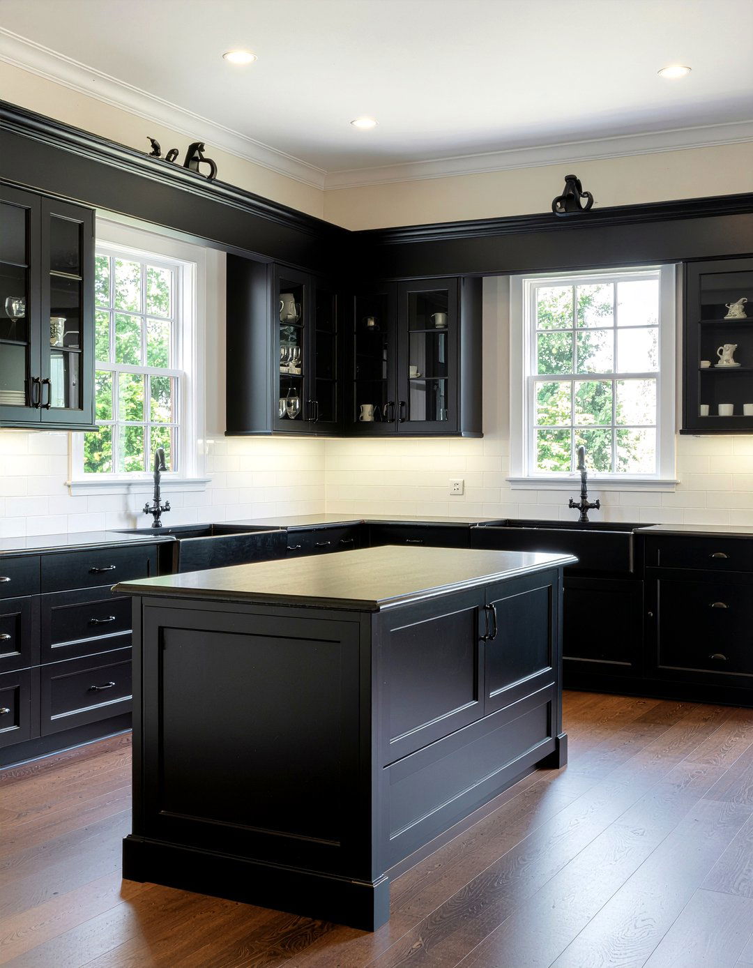 Vintage black kitchen hardware - 30 black kitchen hardware ideas