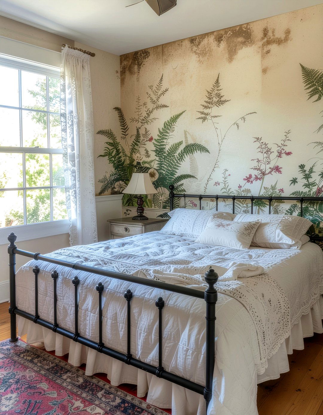 Vintage botanical wallpaper - 30 bedroom peel and stick wallpapers