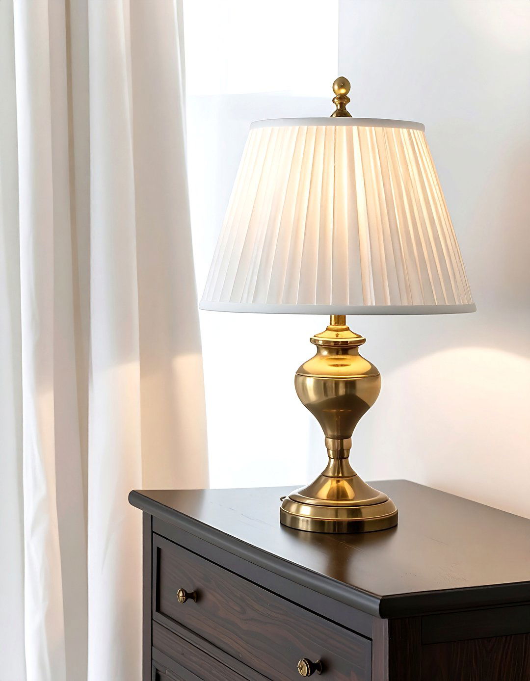 Vintage brass nursery lamp - 30 nursery lighting ideas