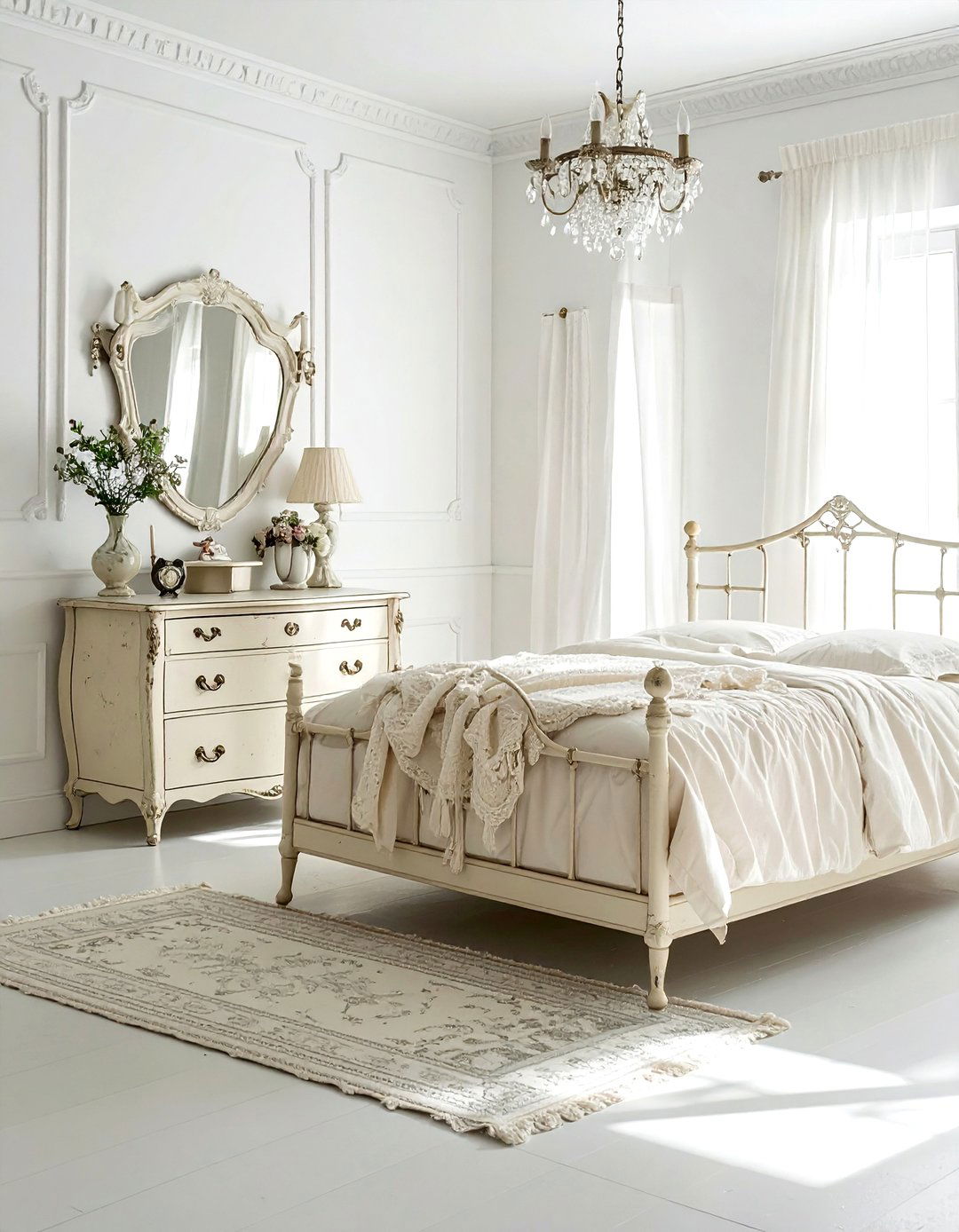 Vintage cream bedroom furniture - 30 cream bedroom decor ideas