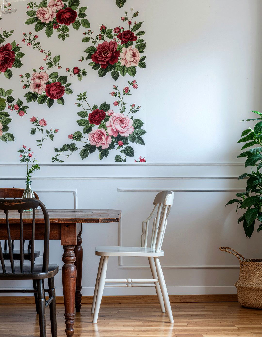 Vintage dining room wallpaper - 30 dining room wallpaper accent ideas