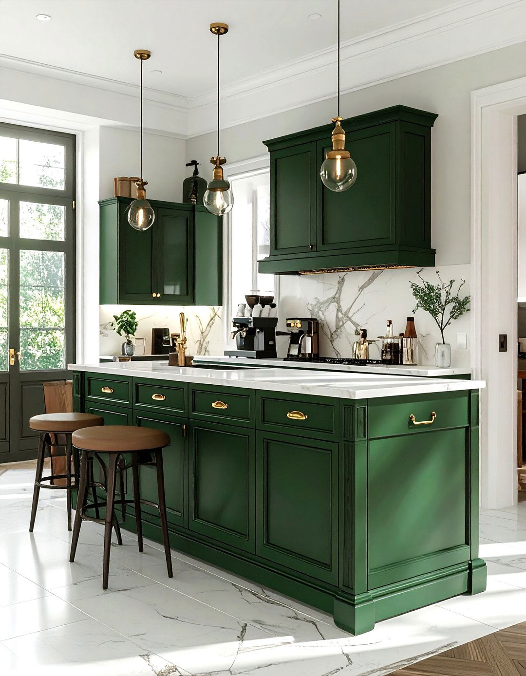 Vintage dresser coffee bar - 30 kitchen coffee bar ideas