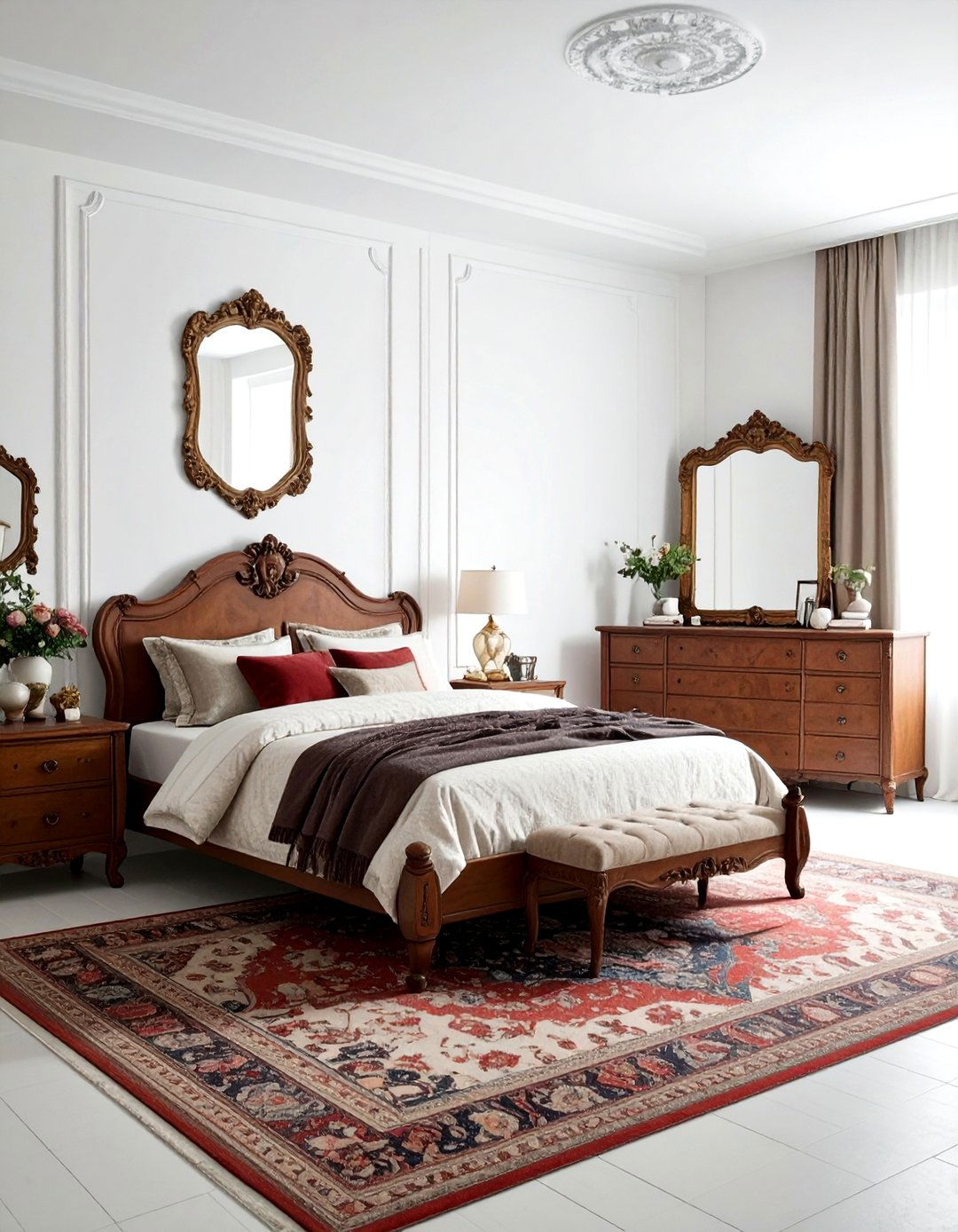 Vintage eclectic bedroom decor - 30 maximalist decor ideas