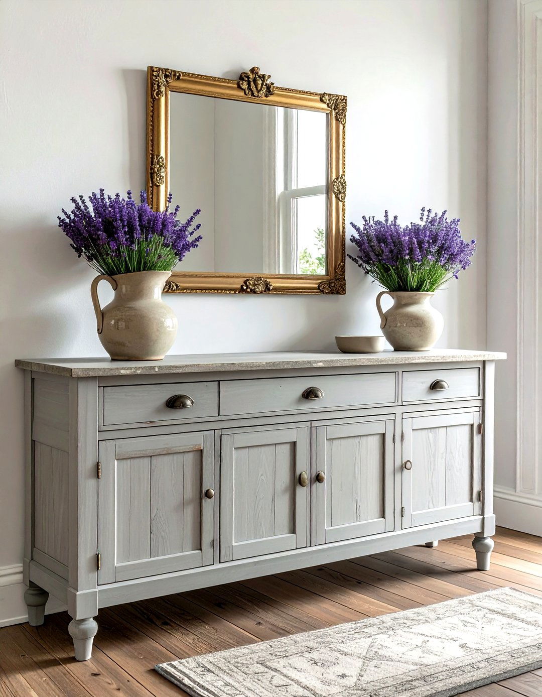 Vintage farmhouse sideboard - 30 French farmhouse dining room ideas