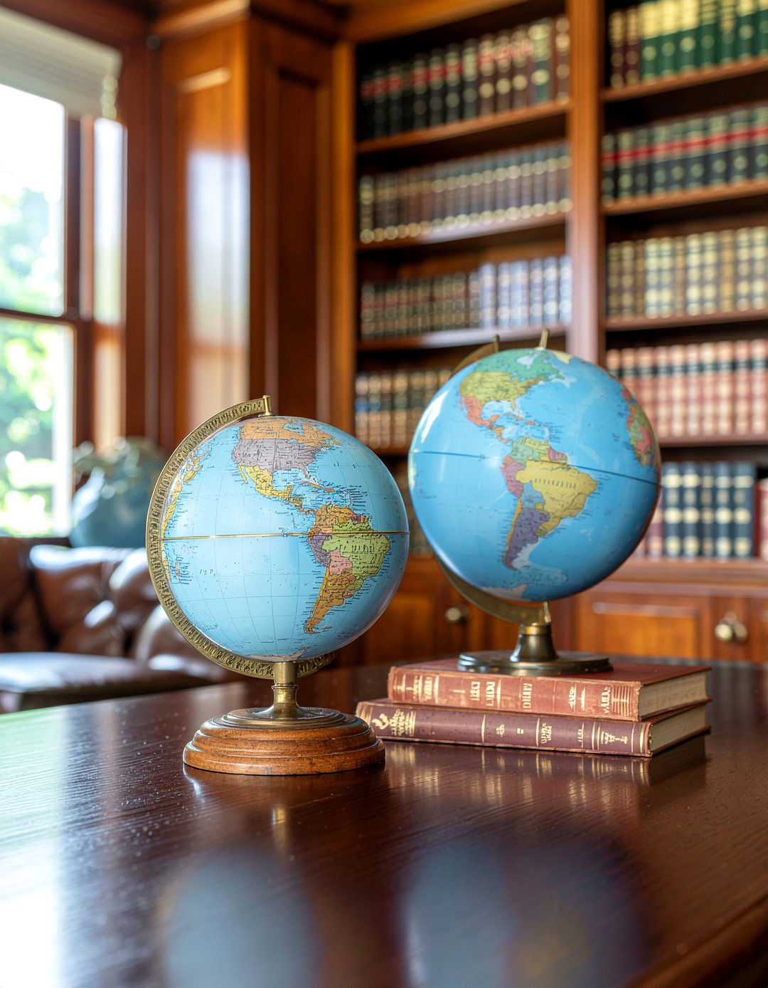 Vintage globe collection - 30 thrifted living room ideas