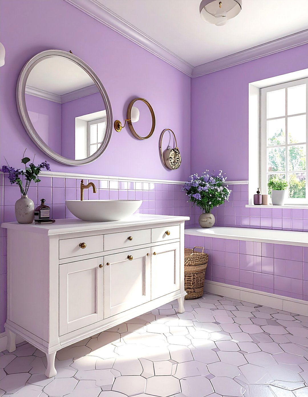 30 Refreshing Lavender and White Bathroom Ideas to Try