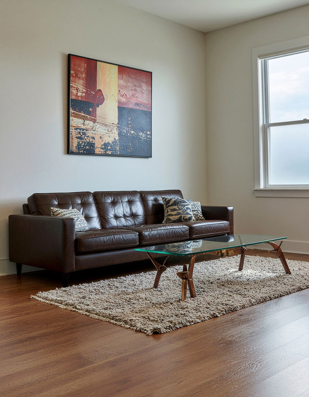 Vintage leather sofa living room - 30 leather sofa living room ideas