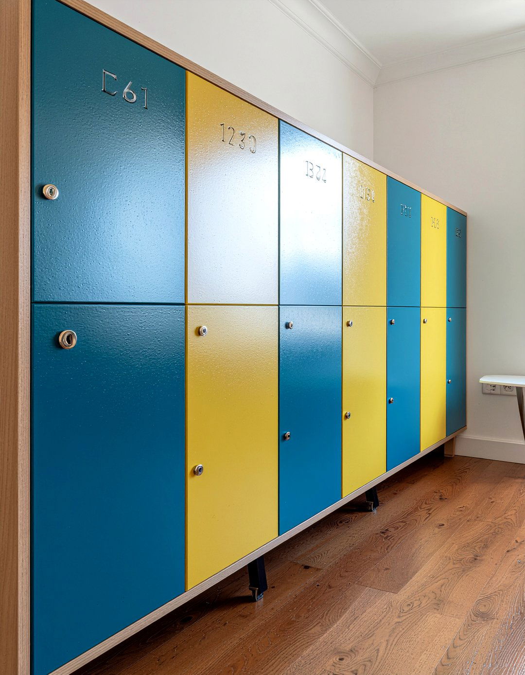 Vintage locker storage - 30 living room storage unit ideas