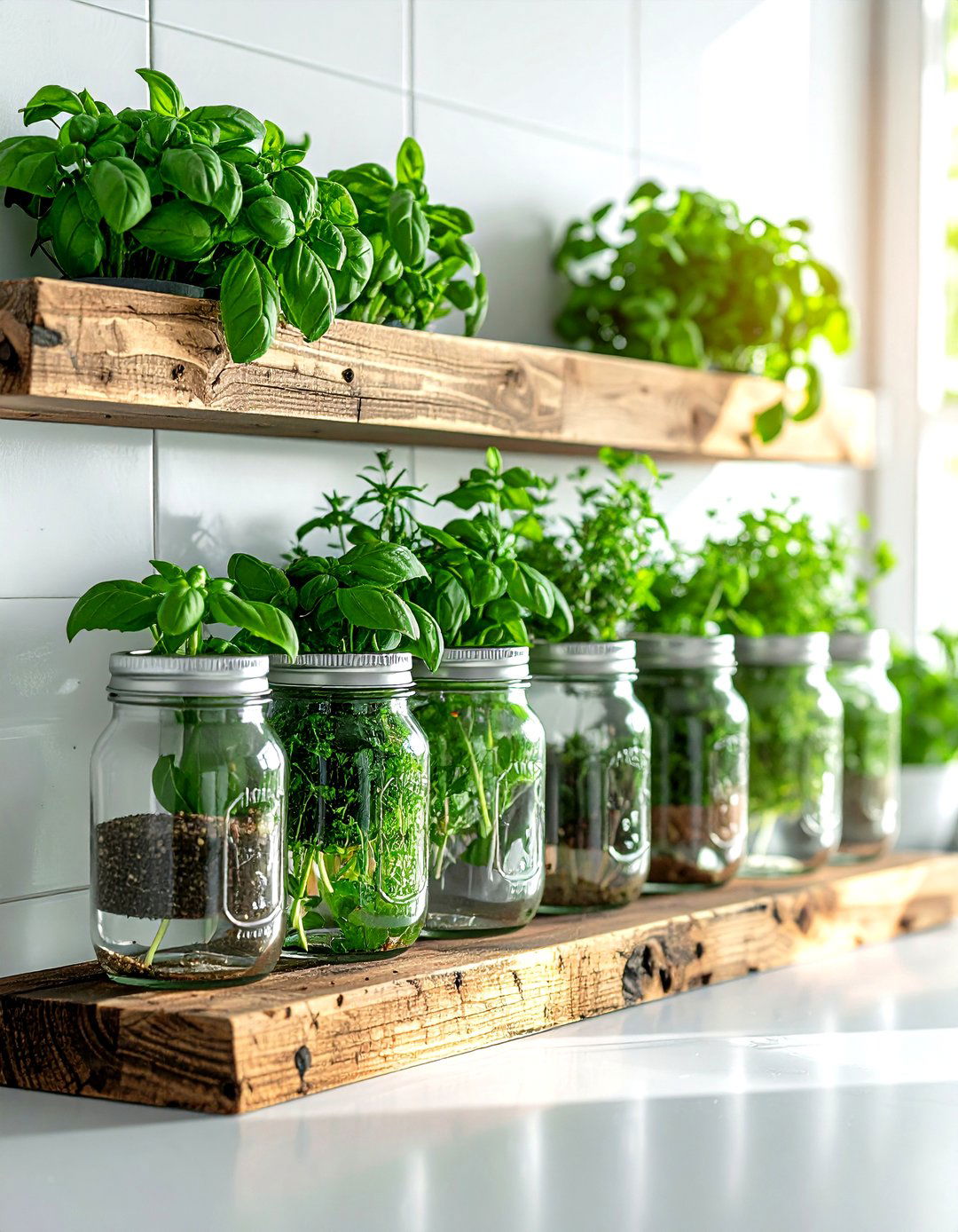 Vintage mason jars - 30 vintage planter ideas