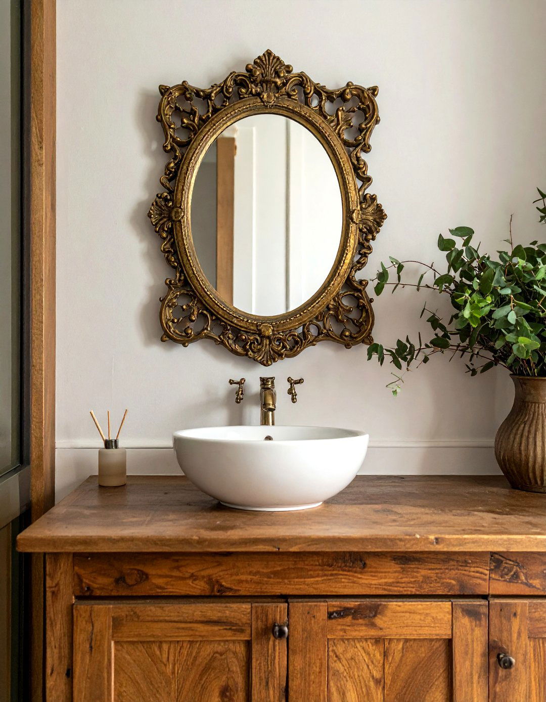 Vintage mirror bathroom - 30 Fixer Upper bathroom ideas
