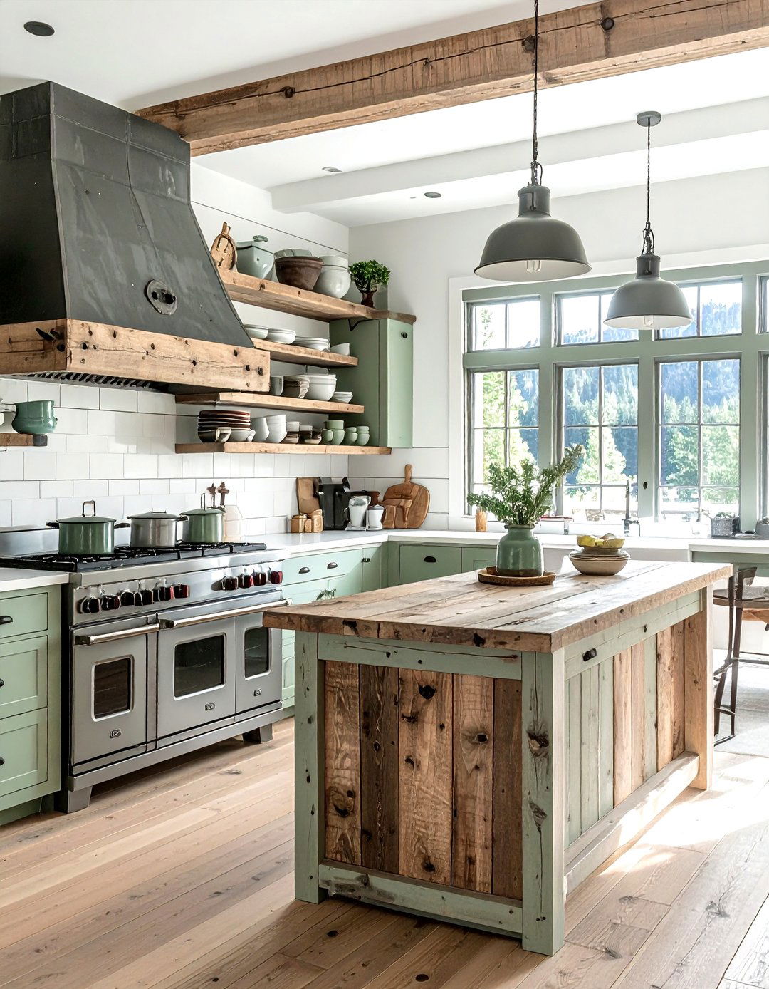 Vintage mountain kitchen - 30 lodge kitchen ideas