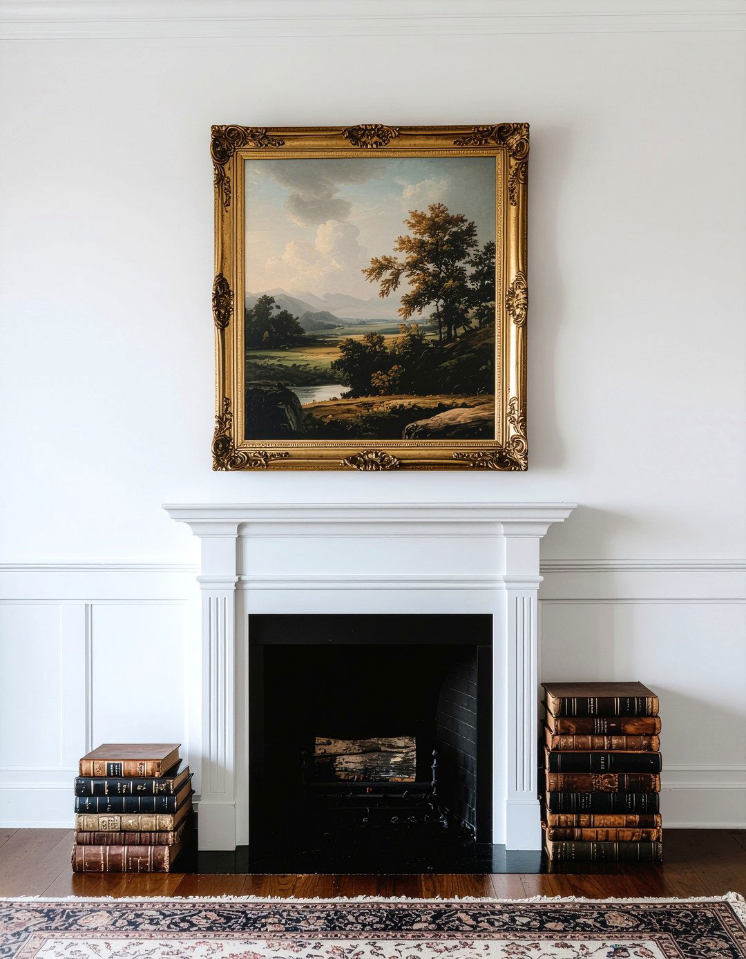 Vintage oil painting - 30 estate sale decor ideas