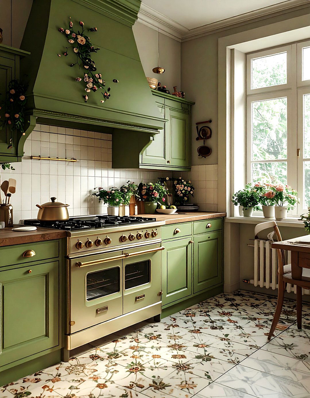 Vintage olive green kitchen - 30 olive green kitchen ideas
