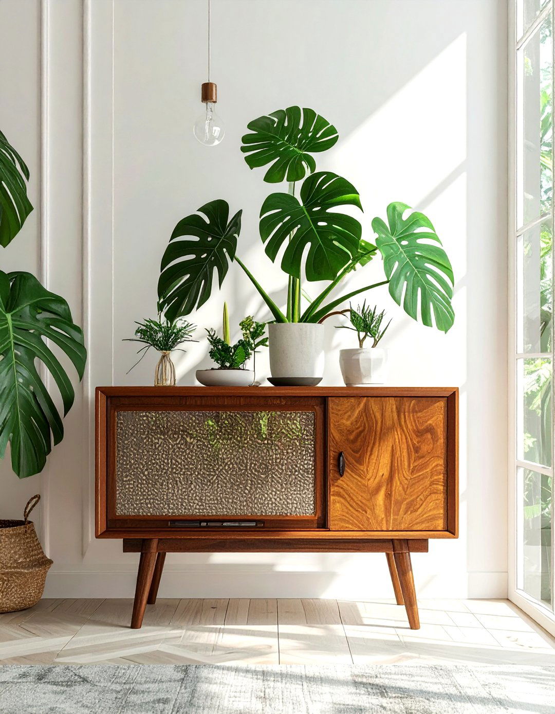 Vintage radio cabinets - 30 vintage planter ideas