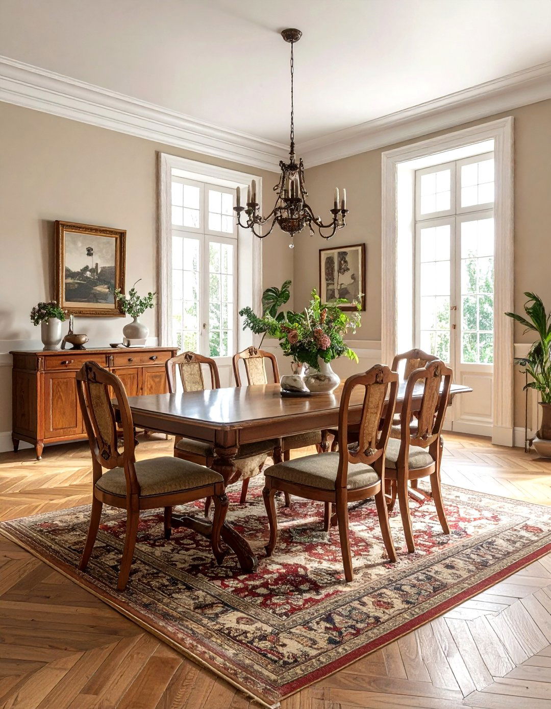 Vintage revival dining room - 30 Chicago dining room ideas