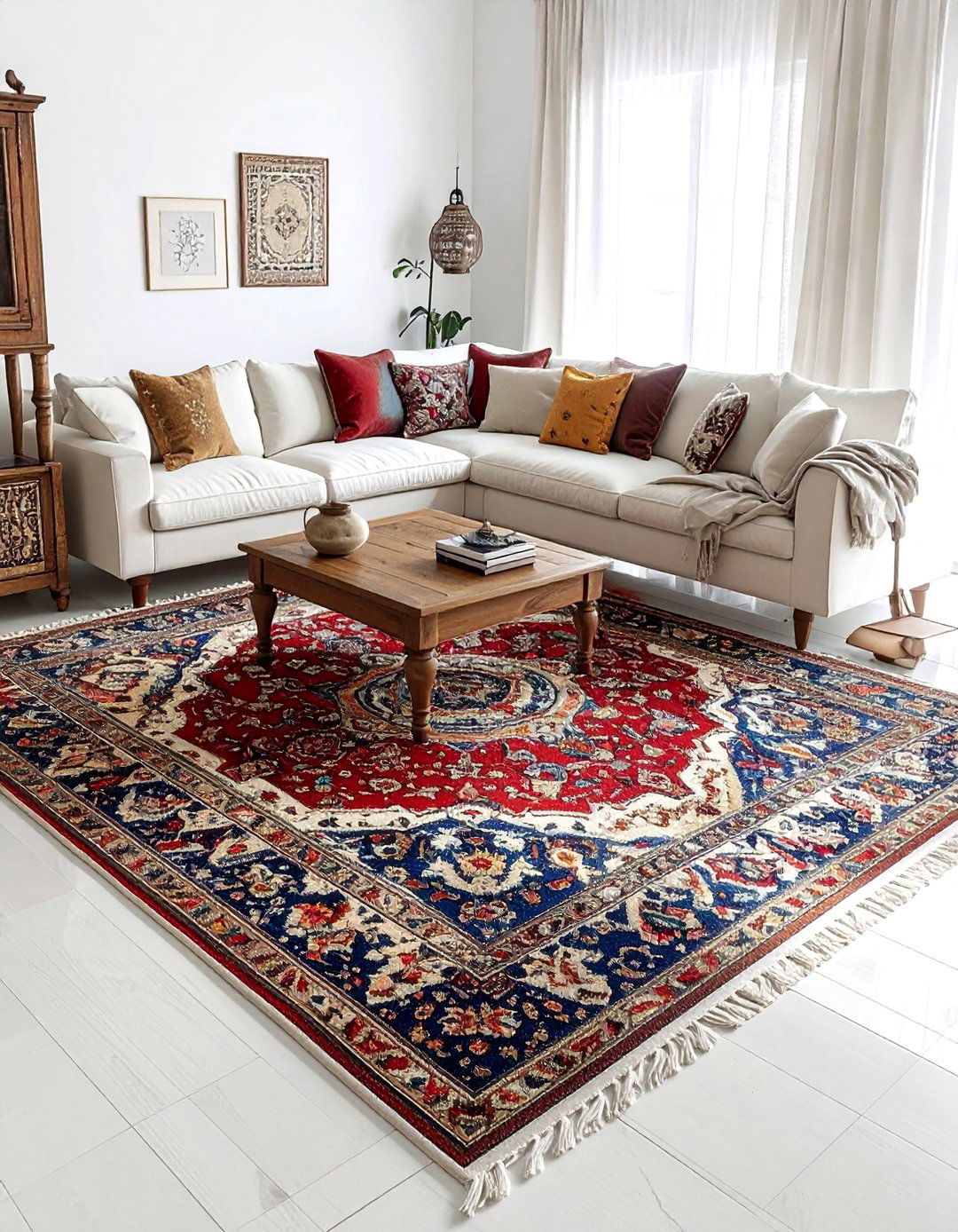 Vintage rug - 30 timeless decor ideas