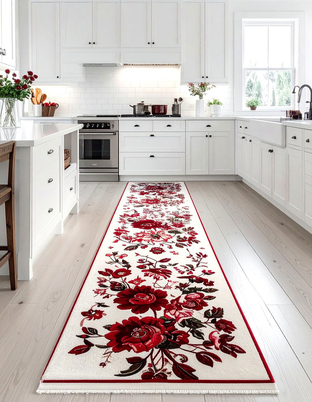 Vintage runner for kitchen - 30 vintage rug ideas
