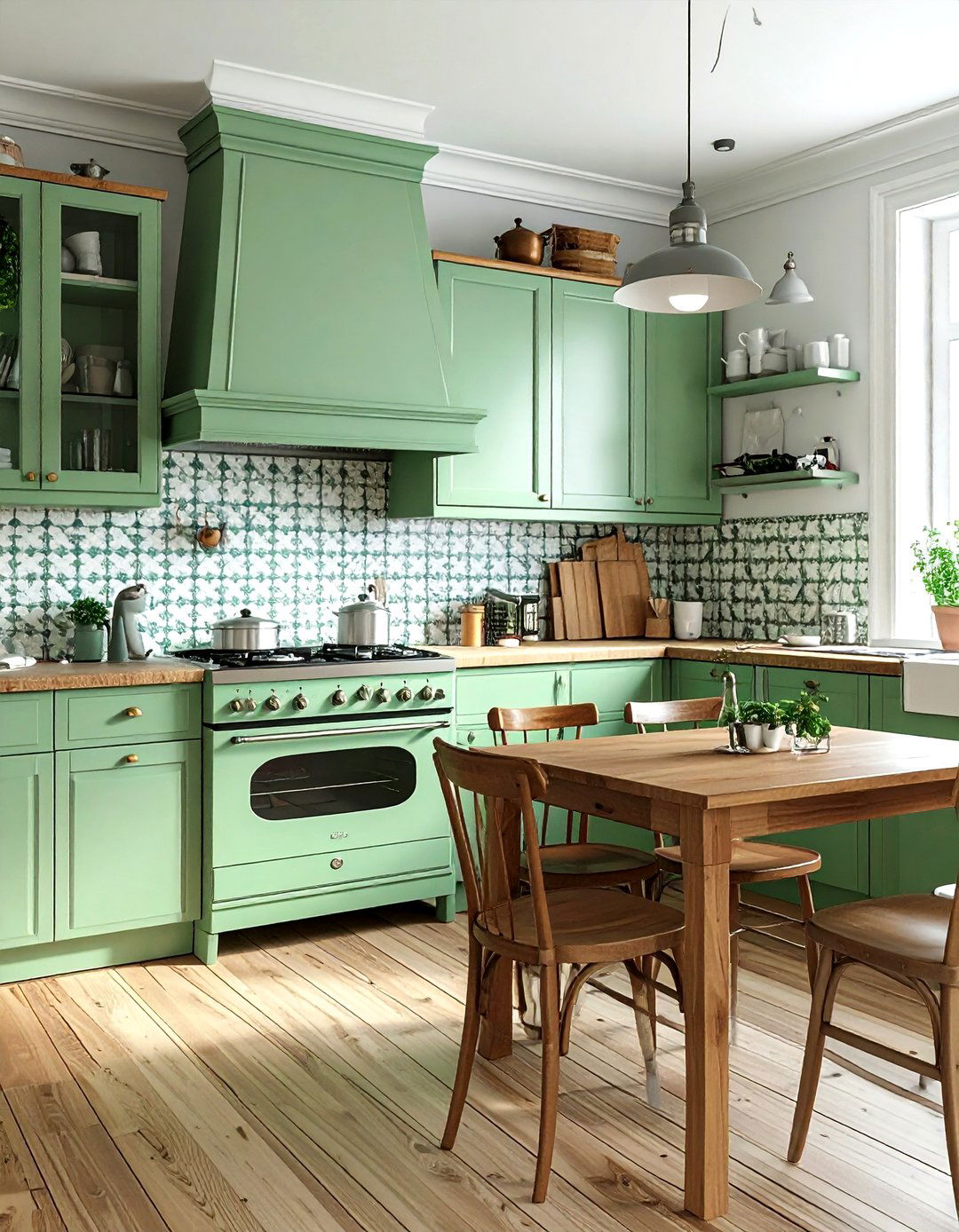 Vintage style kitchen - 30 cozy kitchen settings