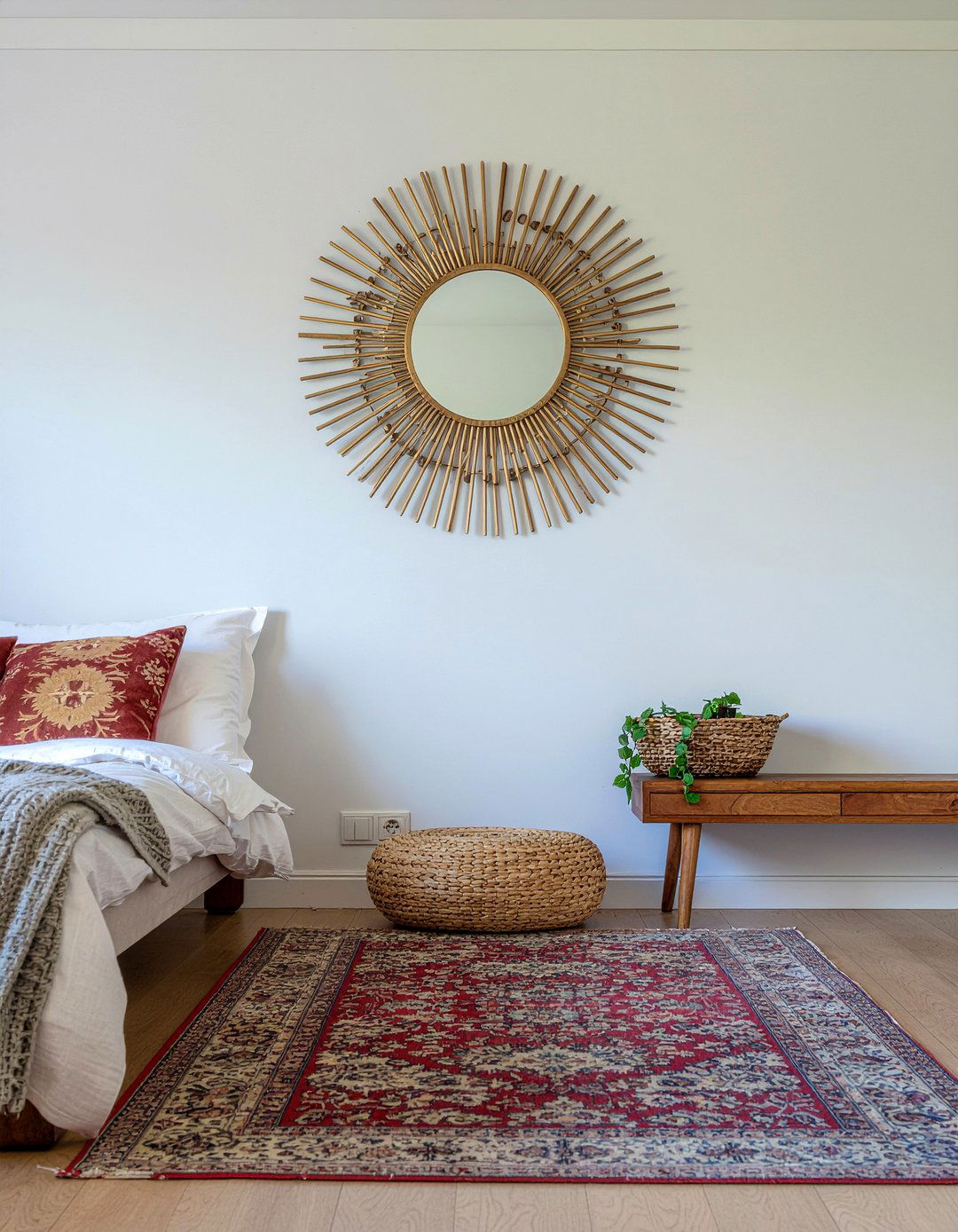 Vintage sunburst mirror - 30 bedroom sunburst mirrors